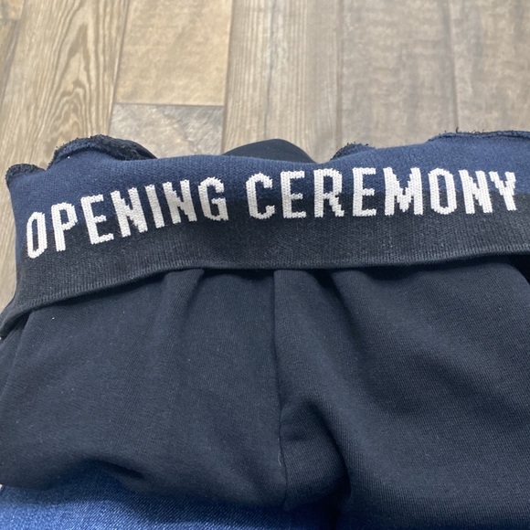 Opening Ceremony Roll down waistband spell out joggers size small.Black - Picture 7 of 12